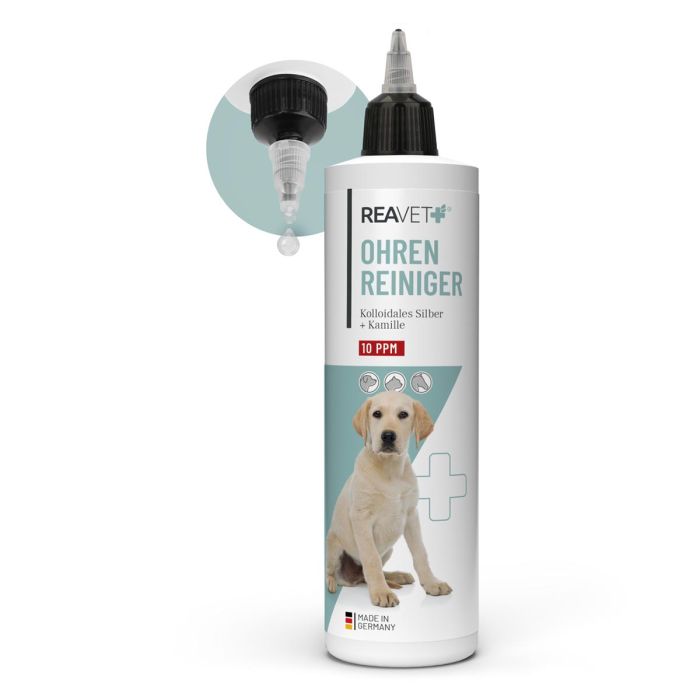 ReaVET Oorreiniger met Kamille voor Honden, Katten & Paarden (250ml)